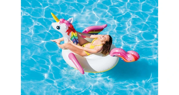 Nafukovacie lehátko - malý jednorožec