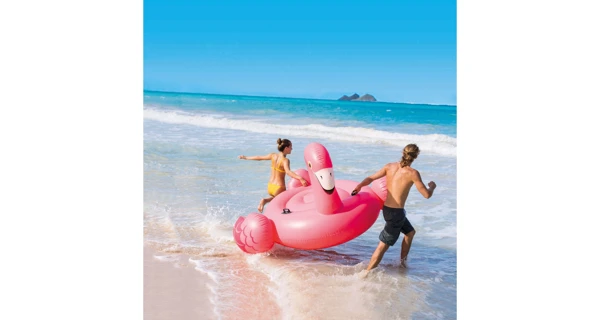 Nafukovacie lehátko - malý plameniak