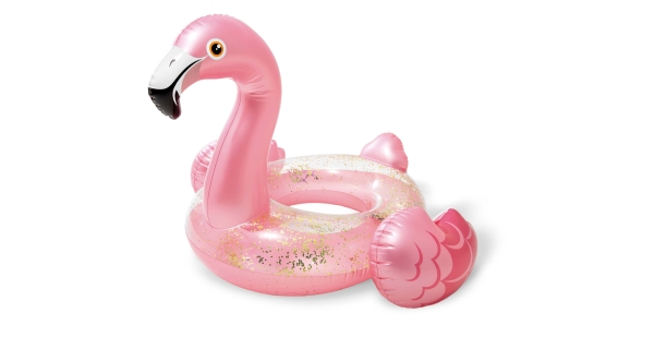 Nafukovacie lehátko - plameniak trblietavý