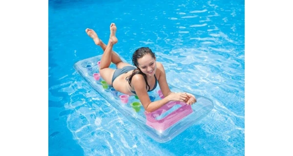 Nafukovacie lehátko - transparent