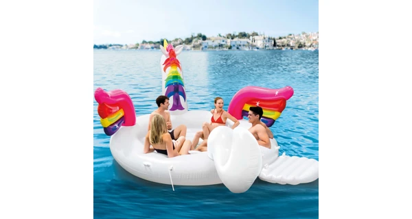 Nafukovacie lehátko - veľký jednorožec