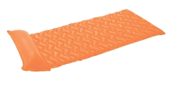Nafukovacie lehátko - vlnovka oranžová