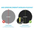 Náhradná skákacia plocha pre trampolínu Marimex Comfort Spring 213x305 cm - 60 pružín / 262x168 cm