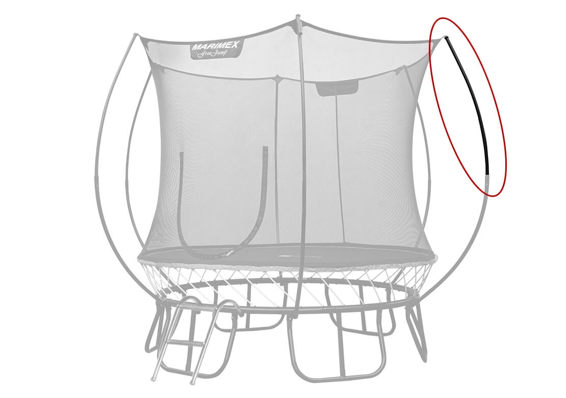 Marimex | Náhradná stojka ochrannej siete hornej k trampolíne Free Jump 244 a 305cm | 19000932