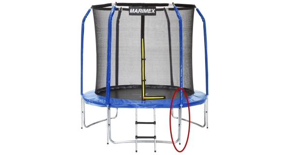 Náhradná stojka ochrannej siete pre trampolíny Marimex 183 cm (dolná časť)