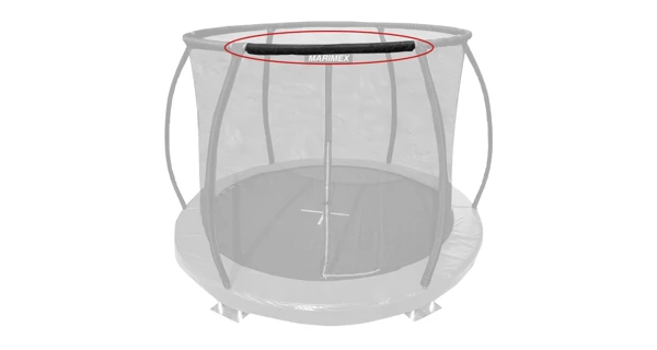 Náhradná trubka hornej obruče pre trampolínu Marimex Premium in-ground 305 cm - 123,5 cm