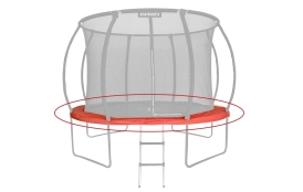 Náhradný kryt pružín oranžový - trampolína Premium 457 cm