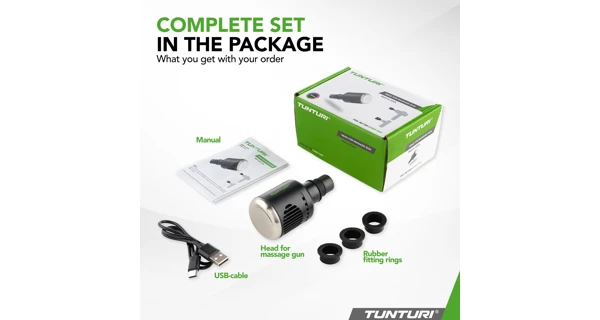 Nahrievacia a chladiaca hlava pre masážnu pištoľ TUNTURI Heat and Cool