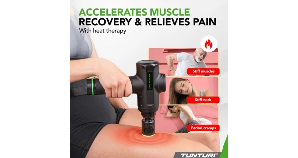 Nahrievacia a chladiaca hlava pre masážnu pištoľ TUNTURI Heat and Cool