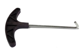 Napínací hák k trampolínam