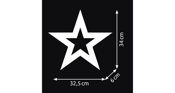 Nature hviezda 10 LED