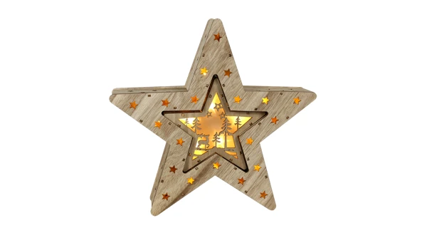 Nature hviezda 2v1 16 LED