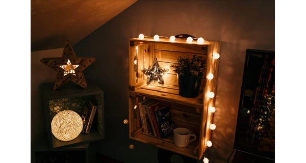 Nature stolná lampa 10 LED