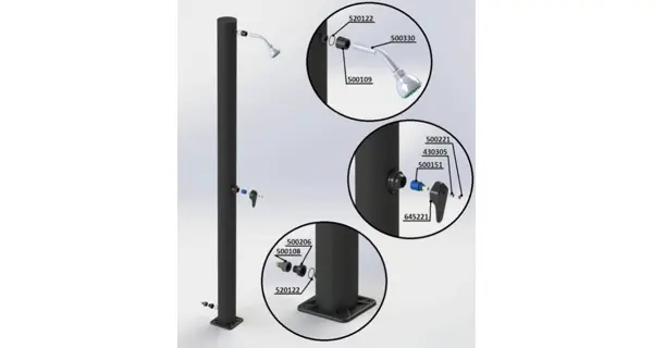 O-krúžok k solárnej sprche UNO 14, 27x2 mm