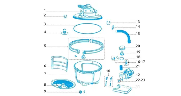 O-krúžok viečka filtrácie ProStar 4 a ProStar 6