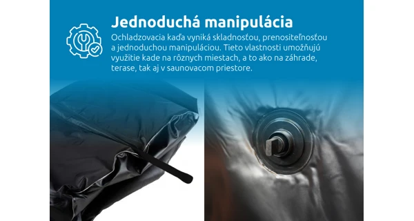 Ochladzovacia kaďa 125x75x77 cm s kartušovou filtráciou