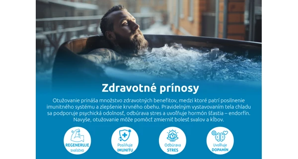 Ochladzovacia kaďa 125x75x77 cm s kartušovou filtráciou