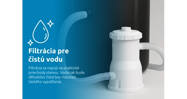 Ochladzovacia kaďa 125x75x77 cm s kartušovou filtráciou