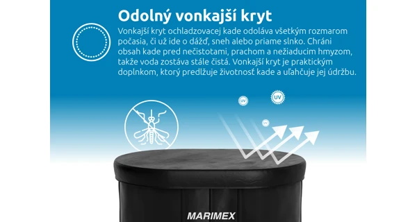 Ochladzovacia kaďa 125x75x77cm