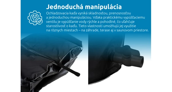 Ochladzovacia kaďa 125x75x77cm