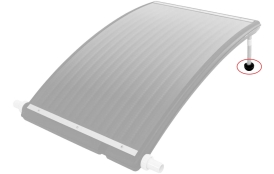 Pätka nohy solárneho ohrevu Slim 3000