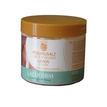 Peelingová soľ 0,5 kg - citrón