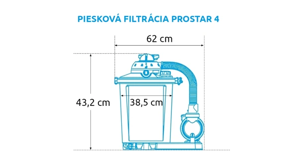 Piesková filtrácia Marimex ProStar 4
