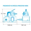Piesková filtrácia Marimex ProStar 4000