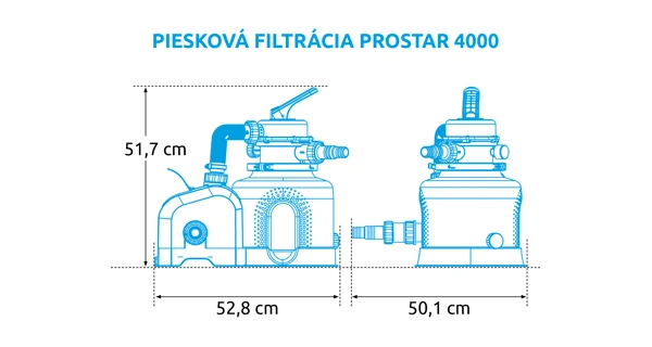 Piesková filtrácia Marimex ProStar 4000