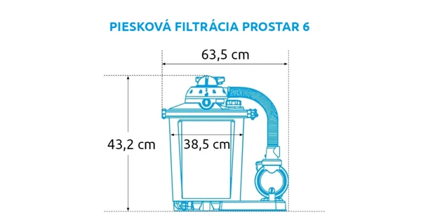 Piesková filtrácia Marimex ProStar 6