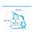 Piesková filtrácia Marimex ProStar Profi 6