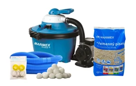 Piesková filtrácia + príslušenstvo na sprevádzkovanie