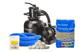 Piesková filtrácia + príslušenstvo na sprevádzkovanie