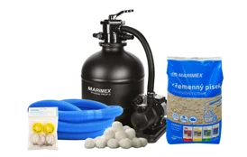 Piesková filtrácia + príslušenstvo na sprevádzkovanie