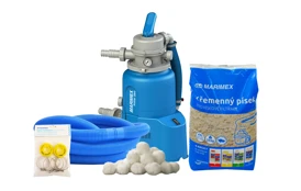 Piesková filtrácia + príslušenstvo na sprevádzkovanie