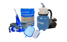 Piesková filtrácia ProStar 3 + vysávač Star Vac + hladinová sieť
