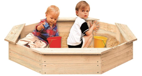 Pieskovisko 8-hranné - drevené