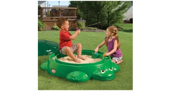 Pieskovisko - bazénik korytnačka s krytom Little Tikes