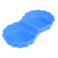 Pieskovisko / bazénik - Mušľa s krytom - modrá