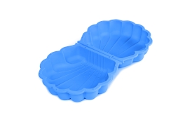 Pieskovisko / bazénik - Mušľa s krytom - modrá