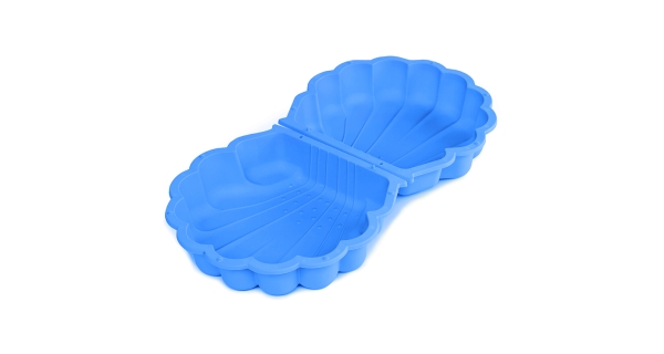 Pieskovisko / bazénik - Mušľa s krytom - modrá