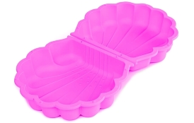 Pieskovisko / bazénik - Mušľa s krytom - ružová