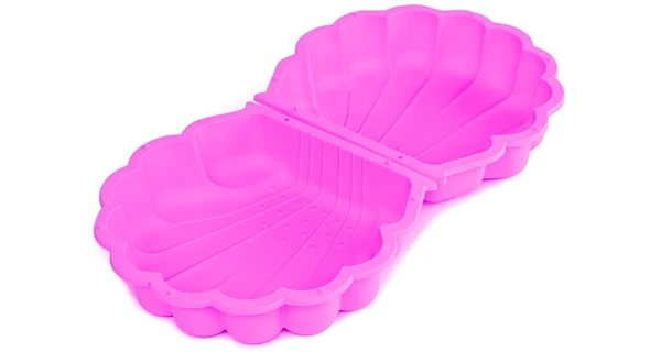 Pieskovisko / bazénik - Mušľa s krytom - ružová