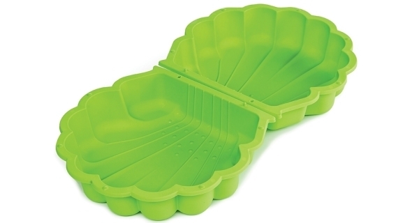 Pieskovisko/bazénik - mušľa s krytom - zelená