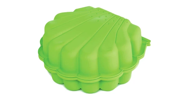 Pieskovisko/bazénik - mušľa s krytom - zelená