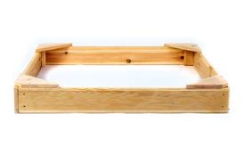 Pieskovisko drevené štvorhranné malé