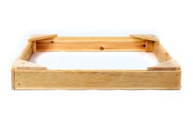 Pieskovisko drevené štvorhranné malé