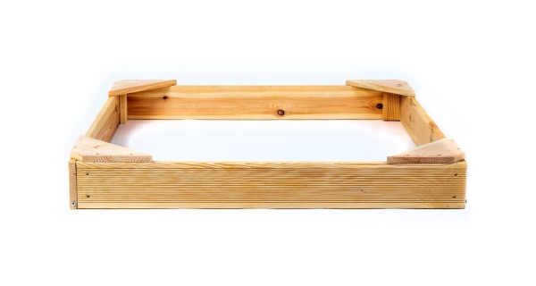 Pieskovisko drevené štvorhranné malé