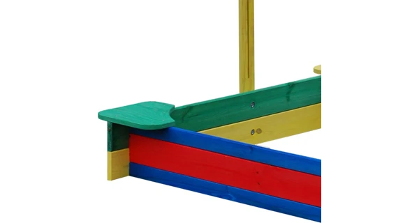 Pieskovisko štvorcové so strieškou - set