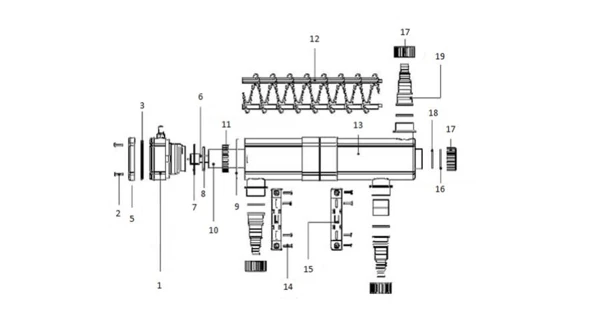 Plastový vývod/prívod - Steril Pool